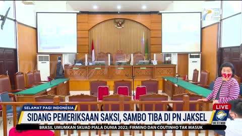 Ferdy Sambo dan Putri Candrawathi Tiba di PN Jaksel