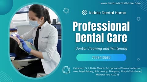 Shine Bright with Kiddie Dental Home: Dental Cleaning and Whitening Services