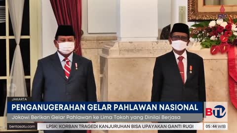 Presiden Jokowi Anugerahkan Gelar 5 Pahlawan Nasional