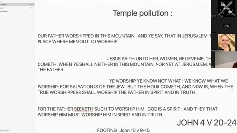 Iron sharpens iron study: temple pollution.