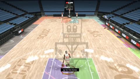 Nba 2k22 Michael Jordan free throw line dunk