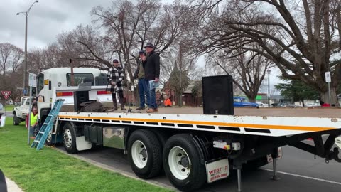 Wade Speaking at the Gippsland Rally in the Valley at Traralgon - 19/8/2023