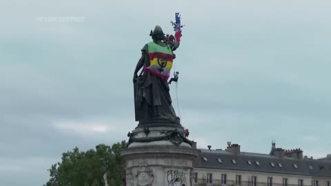 🔴BREAKING: France election: Thousands protest against far-right National Rally in Paris