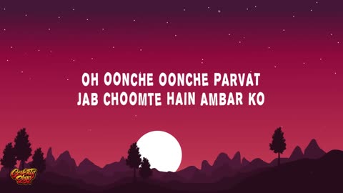 Neele Neele Ambar Par (Lyrics) - Kishore Kumar, Kalyanji-Anandji