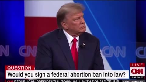 Trump on CNN | Abortion & Roe v Wade