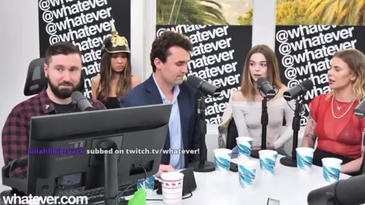 Charlie Kirk asks a porn star if she has a good relationship with her