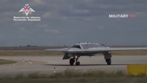 S-70 Okhotnik Stealth Bomber Drone Spotted Over Ukraine