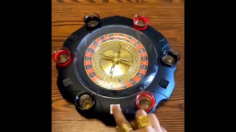 Electric Russian Lucky Wheel Roulette Wine Set