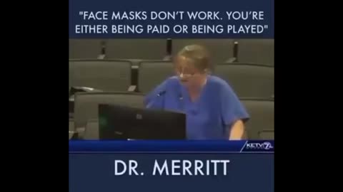 Dr Merritt - Face Masks Do Not Work - COVID-19