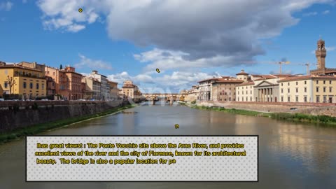 Ponte vecchio a famous bridge in Florence