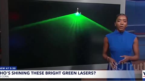 GREEN LASERS SCANNING HOUSES IN MASS!