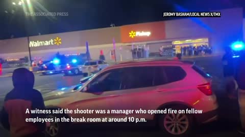 Witness describes chaotic scene after Walmart shooting