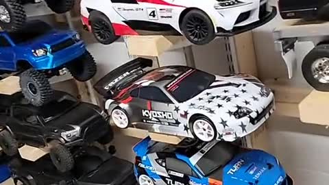 Collection and display of car models