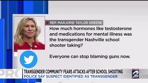 A trans terrorist massacred Christian children but the real victims are Trans People