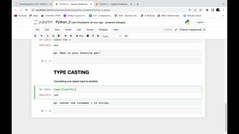 HOW TO TYPECAST IN PYTHON