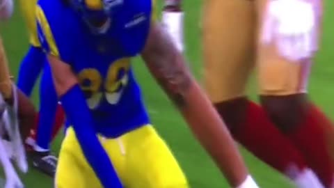 Los Angeles Rams drop the pass game is over against the 49ers