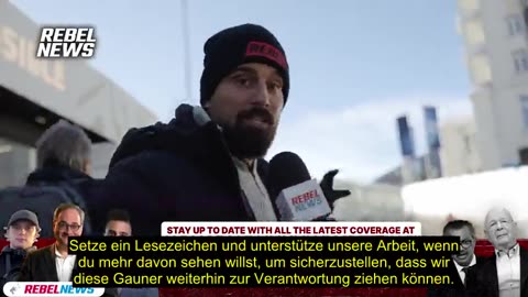 Rebel News reporter confronts John Kerry with questions about the Climate in Davos