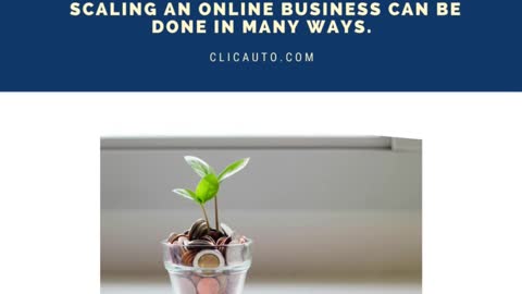 📈 SCALING AN ONLINE BUSINESS CAN BE DONE IN MANY WAYS.