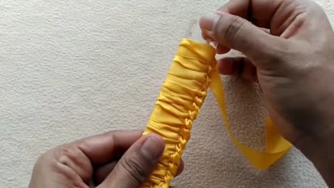 Super Easy Ribbon Flower making with Scale