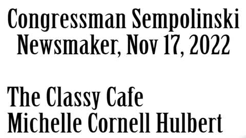 Wlea Newsmaker, November 17, 2022, Congressman Joe Sempolinski