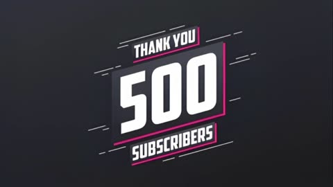 WE GOT TO 500 SUBS!!! SPECIAL THANK YOU VIDEO FOR ALL MY SUPPORTERS AND VIEWERS! I LOVE YOU ALL!!!