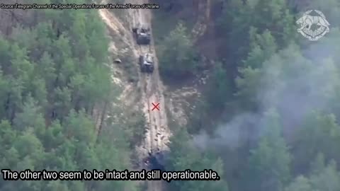 Ukraine War - Ukrainian Special Forces Ambush Russian Tigr Vehicles • GoPro Helmet Cam