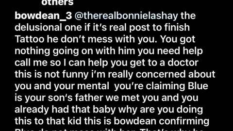 Bowdean #Blueface Manager Says Bonnie Lashay Is Delusional & The Tattoo Isn’t Real