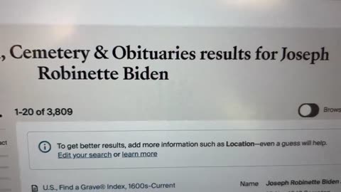 ➡️ A video is going viral of showing Joe Biden’s obituary as 2018 🤹‍♂️