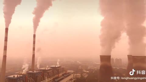 A coal-fired power plant in China's Dai city