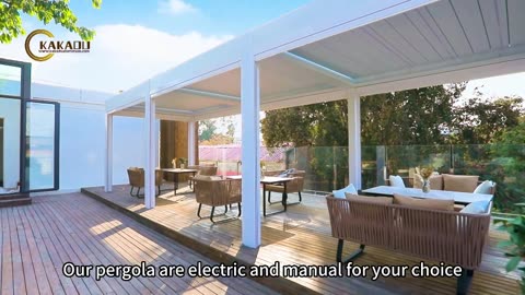 Kakadu Aluminum Louver Aluminum Pergola With Zip Track Outdoor Blinds #factorydirect