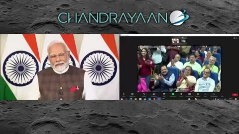 Congratulating India's pm ISRO Scientist on Chandrayaan's soft landing