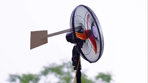 DiY wind turbine generator from old fan