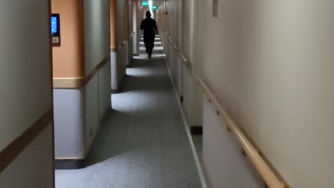 Cruise ship hallway