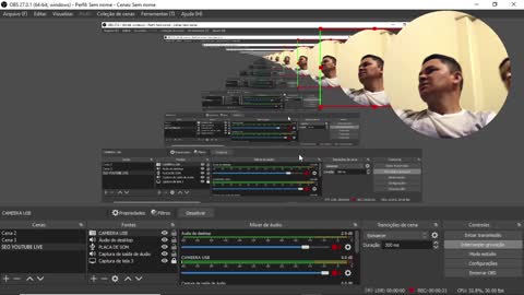 TENTANDO FAZER TUTORIAL NO OBS SEM EDIÇÃO