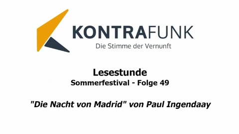 Lesestunde - Folge 49: Sommerfestival – „Die Nacht von Madrid“ von Paul Ingendaay