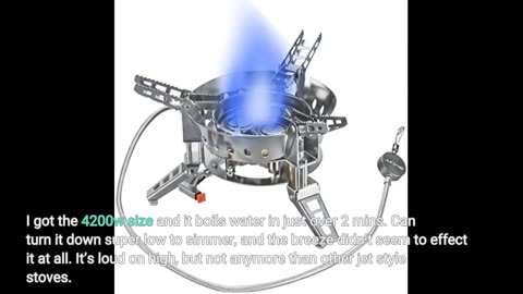 BRS 9800W #Camping #Stove Portable Backpacking Propane-Overview