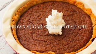 Brown Sugar Sweet Potato Pie