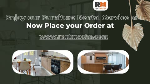 Get stylish Furniture On Rent - RentMacha