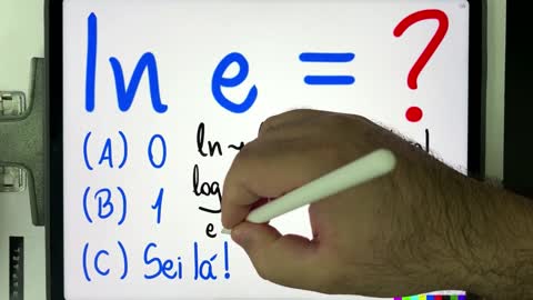 🤯 MATEMÁTICA BÁSICA DESBUGADA - ln e = Logaritmo natural do número de Euler é quanto