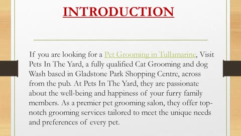 Best Pet Grooming in Tullamarine