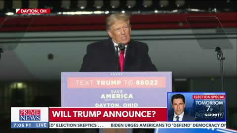 BREAKING_ Trump says 'very big' announcement coming November 15th