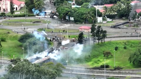 Macron arrives in New Caledonia for high-stakes talks