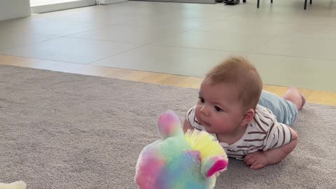 Twerking Llama Toy Entertains At Tummy Time