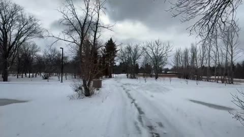 Walking in Regina, February 8, 2024: South Wascana Centre