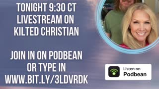 Going live tonight at 9:30 CT