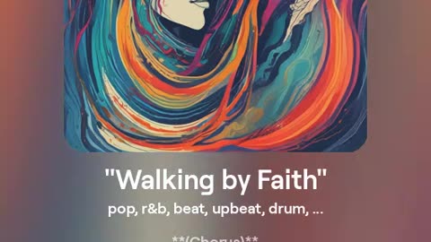 Walking By Faith - Song