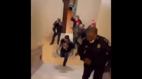 MAGA supporters framed for breaking into the CAPITOL building.