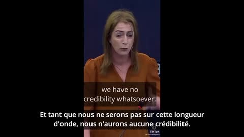 Clare Daly, déclaration poignante