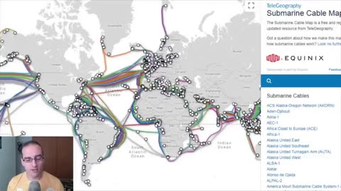 No hay satélites, el 97% de Internet es por cables submarinos