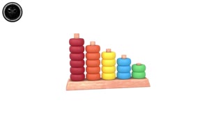 Abacus Toy v1 001 3D Model Showcase